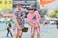 Volunteers trade litter bags for pickleball paddles at Fairland fundraiser