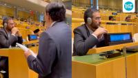 Israel's UN ambassador Danny Danon offers Starlink to Iran envoy amid UNGA session | Watch