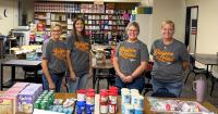 First Interstate Bank employees serve during Volunteer Day