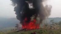 At least 13 dead after military plane crashes in desperate emergency landing near houses as army generals killed