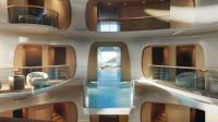 Feadship’s Bonkers 377-Foot Megayacht Concept Has a Glass-Bottomed Pool That Stretches Into the Interior