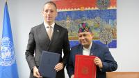 Đurić Confers with Nepal’s Foreign Minister