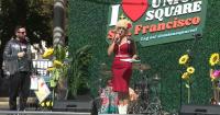California's inaugural Dolly Parton Day celebrated in San Francisco's Union Square