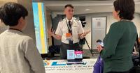 Students interested in aviation learn from experts at Denver International Airport