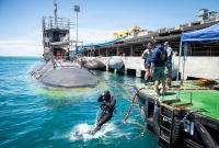 Royal Australian Navy Divers Train at Pearl Harbor for U.S. Virginia-class Submarine Sustainment