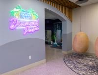 Students share their experience with the newly established Diamond Palm room in the Student Union