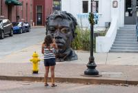 Sculpture honors DuSable’s St. Charles ties