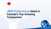 JMIR Publications Named One of Canada's Top Growing Companies by The Globe and Mail for 2026