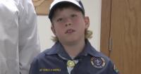 Minnesota Cub Scout, 9, honored for saving girl at bottom of pool