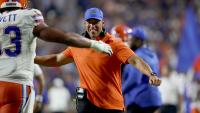 Hear Florida football legend Tim Tebow discuss Jon Sumrall's energy and his early success      