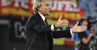 Mancini finds positives in Italy loss, accepts fans’ jeers
