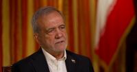 Iranian President Pezeshkian talks about proposal to reopen Strait of Hormuz