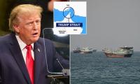 Trump trolls Iran with photo of 'TRUMP STRAIT' minutes after rejecting 7-day ceasefire deal