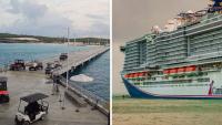 Carnival Ship Docks at Private Island, Then Leaves Over Unsafe Swells