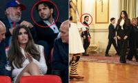 Mystery man lurking around Kimberly Guilfoyle's billion-dollar energy deals revealed as Donald Trump Jr's ex-fiancee jumps around Europe