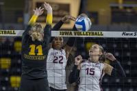 Iowa volleyball falls in four sets to Ohio State in conference opener