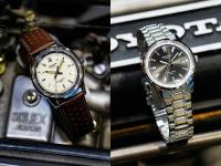 Casio debuts new compact Edifice watches, shot alongside a Toyota 2000GT