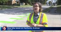 New bike lanes on Kentucky Avenue