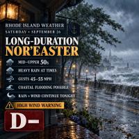 Rhode Island Weather for September 26, 2026