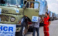 The entry of the last UN aid convoy into northern Syria