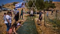 Settlers divert West Bank spring water as part of Israeli heritage site drive