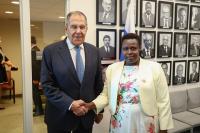 Lavrov and Uganda’s vice president discuss strengthening of bilateral relations