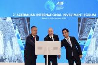 President Ilham Aliyev attends inauguration ceremony for "Minkend" Small Hydroelectric Power Plant and "Textile Cluster" production facility [PHOTOS/VIDEO]