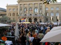 Thousands turn out for climate rallies in Swiss cities