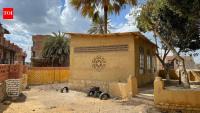 A village in Egypt built a classroom with 9,000 plastic bottles after children had to walk over 2 km to reach school