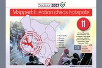 Mapped: Kenya’s election chaos hotspots