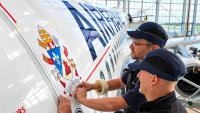 Inside the special Air France A321 carrying Pope Leo XIV across France | PHOTOS