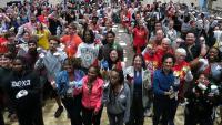 Over 300 gather at UMD for world record attempt at most sock puppets worn in one venue Over 300 University of Maryland (UMD) students, staff, and family members gathered Friday to break a world record for number of sock puppets worn in one venue,