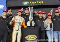 Thomas Annunziata rallies for tie-breaking ARCA Menards Series title at Kansas