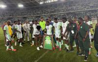 Wife cheers as Moses Simon joins Super Eagles’ 100-cap club after Madagascar win