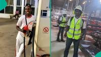 Political science graduate who worked as pump attendant lands Dangote Refinery job, shares story