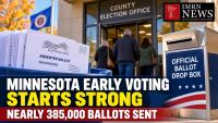 Minnesota Early Voting Starts Ahead of 2022 Pace