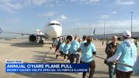 More than 110 teams pull plane at O'Hare to support Special Olympics Illinois