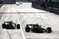 Russell denies Verstappen in Azerbaijan GP punctuated by two safety cars