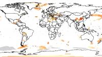 Global warming and the impact of its acceleration on critical areas of the planet