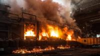 Ukraine’s biggest steelmaker halts production