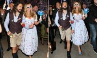 Heidi Klum, 53, and husband Tom Kaulitz, 37, embrace her German roots in traditional outfits as they enjoy date night at Oktoberfest in Munich