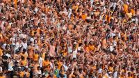 Neyland Stadium erupts in cheers as Trump arrives for Tennessee-Texas showdown