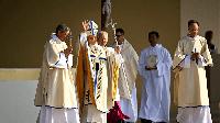 In pictures: Pope Leo XIV celebrates giant Paris mass in landmark visit
