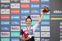 Emerging Swiss star Anja Grossmann split between cheering for home squad and 'biggest idol' Demi Vollering in elite women's road race at Montreal Worlds