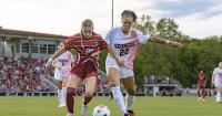 Arkansas soccer controls chances but settles for 2-2 draw with Georgia
