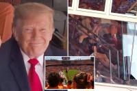 Trump met with roaring cheers at University of Tennessee-Texas Longhorns college football game