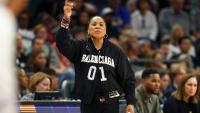 Dawn Staley weighs in on court conditions, roster for South Carolina outdoor game