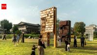 Seoul built an architectural installation from mushrooms and agricultural waste; its walls were grown rather than constructed