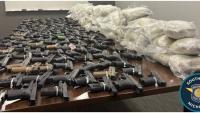 Traffic stop finds 174 handguns with destroyed serial numbers, heroin on I-69