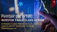 PNR 6-DAY DEADLINE ALERT: Pentair plc Investors with Substantial Losses Have Opportunity to Lead Shareholder Class Action Lawsuit Before October 2, 2026 Lead Plaintiff Deadline